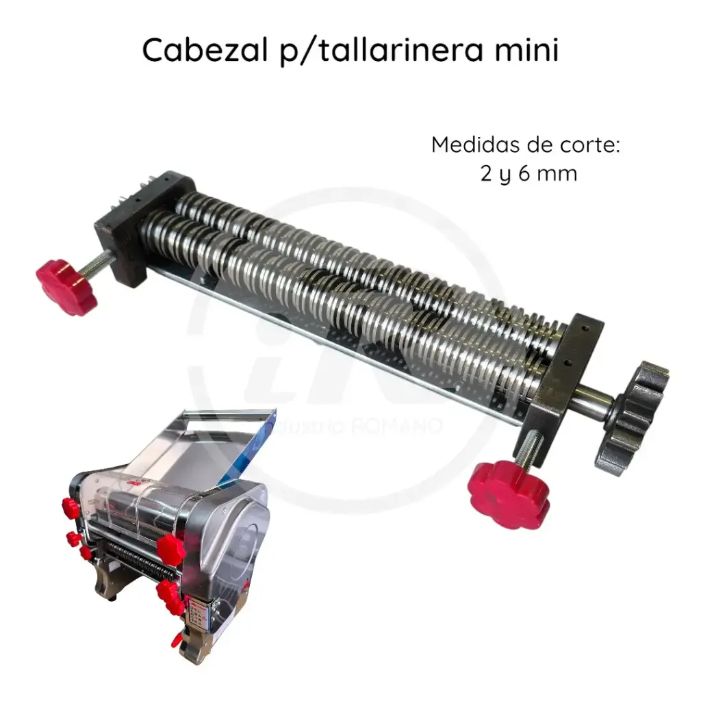 CABEZAL P/TALLARINERA MINI: 2/6 MM